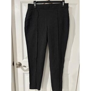 Talbots Ponte Knit Pants‎ Career Dress Casual Pull On Grey L